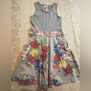 Gray MJ flare dress